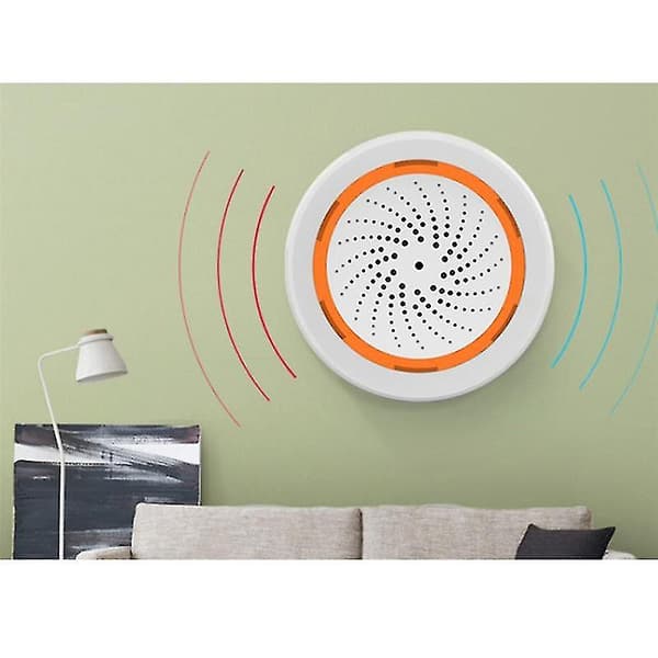 ZigBee NEO 90DB Lyd- og Lyssensor Tuya Smart Life Indbygget Sirenealarm SensorBY