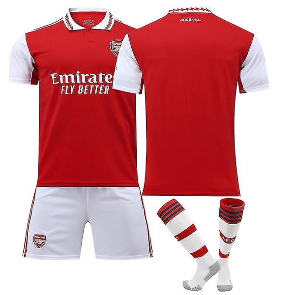 Arsenal 2022-2023 ny säsong set för vuxna barn Unnumbered Kids 18(100-110CM)