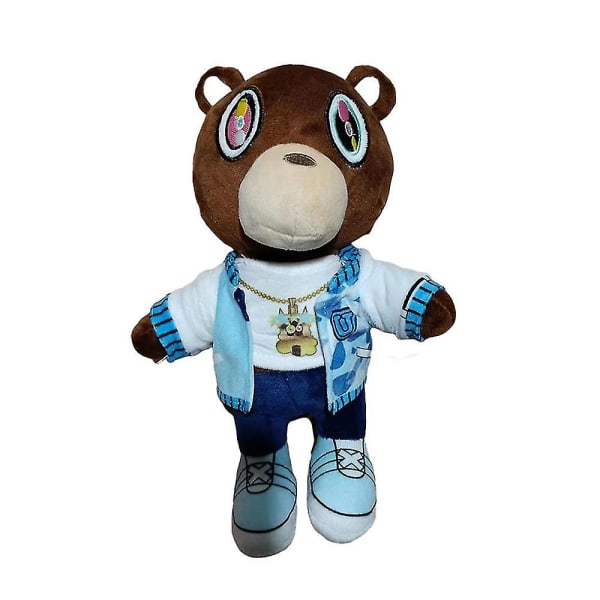 Kanye Teddy Bear Plussjeleketøy West Graduation Steddy Bear Collection Fans Gaveleker  (FMY) D