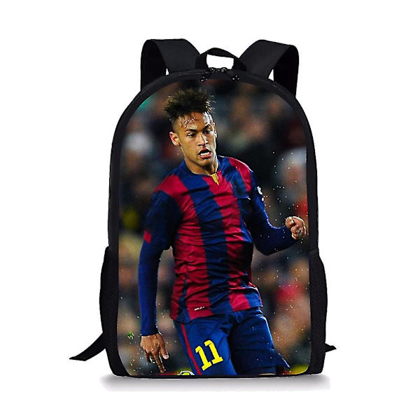 Fotbollsstjärna Neymar Jr Skolväskor för pojkar och flickor 3d Print Skolryggsäckar Barnväska Förskola Ryggsäck Barn Bokväska DB A3