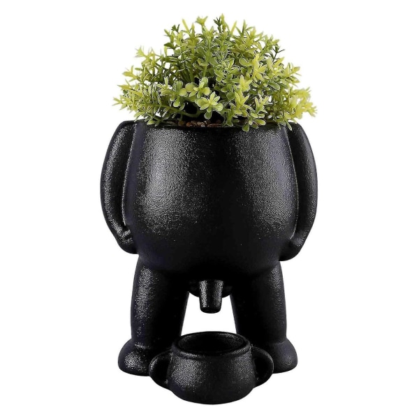 Pissepotte Plante, Pissepotte til Planter, Tissepotte, Blomsterpot Sjov Vase HomeBY White