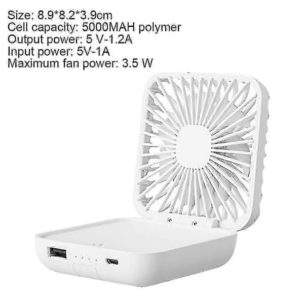 Mini USB Genopladelig Personlig Ventilator [DB]