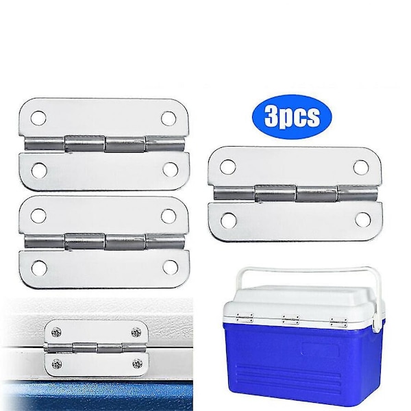 3PCS Stainless Steel Cooler Hinges Replacements for Igloo Cooler Parts NTN