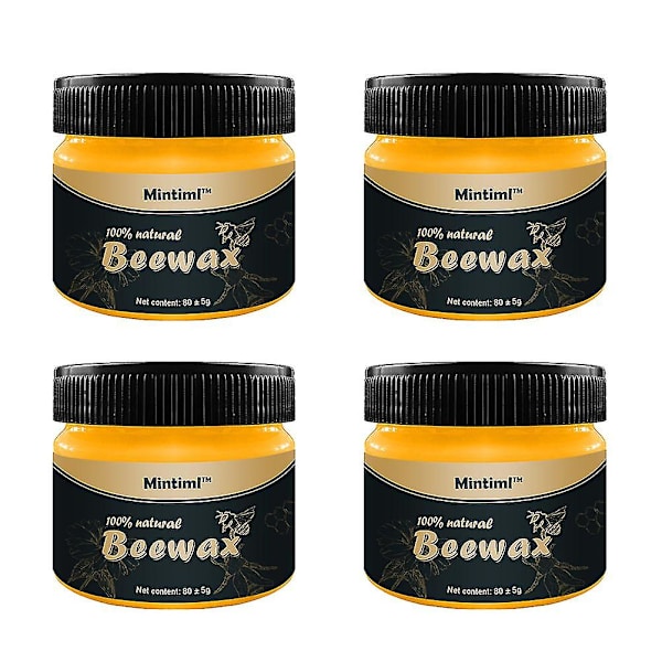 HKK 4-pack Bivax Träskyddandevax Träpolering Bivax Bivax Träpolish Träskyddande Bivax Möbelvård Bivax
