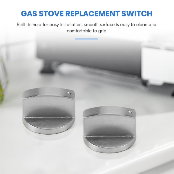 Borstade Metall Gasspis Knoppar Spishäll Kontrollbrytare Ugn Knoppar Spishäll Knapp Gas Häll Switch Ki