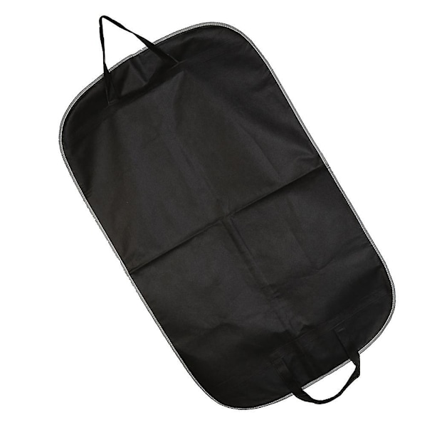 2 stk. Dragt Støvpose Bærbar Rejse Forretning Foldbar Hængende Tøjpose Husholdning Tøjbeskytter Etui Til Hjem Soveværelse Garderobe (sort/medium)