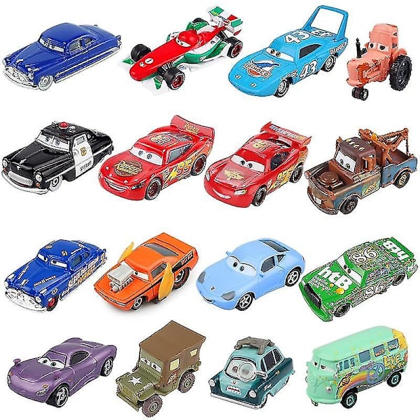 Pixar Cars -elokuvan valumuovista valmistettu hahmokeräilyauto lelu lapsille 3-vuotiaille ja sitä vanhemmille