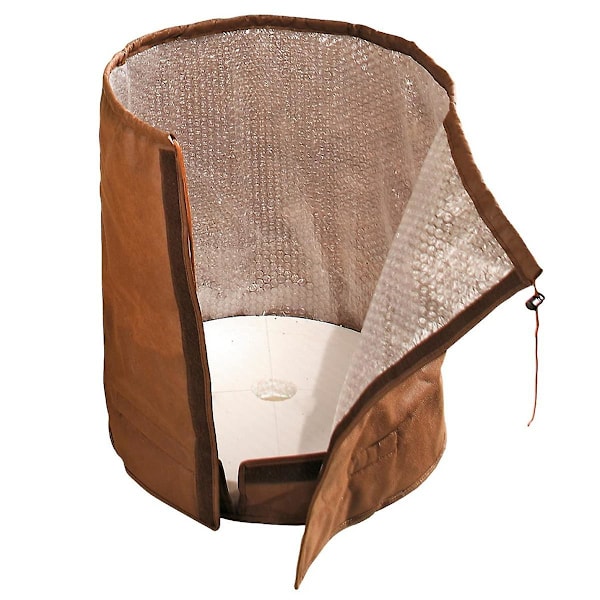 Termisk Pottebeskytter til Planter, Blomsterpottebeskyttelse, Vinterbeskyttelse, Kuldebeskyttelse, Frostbeskyttelse 50 X 70cm Brown