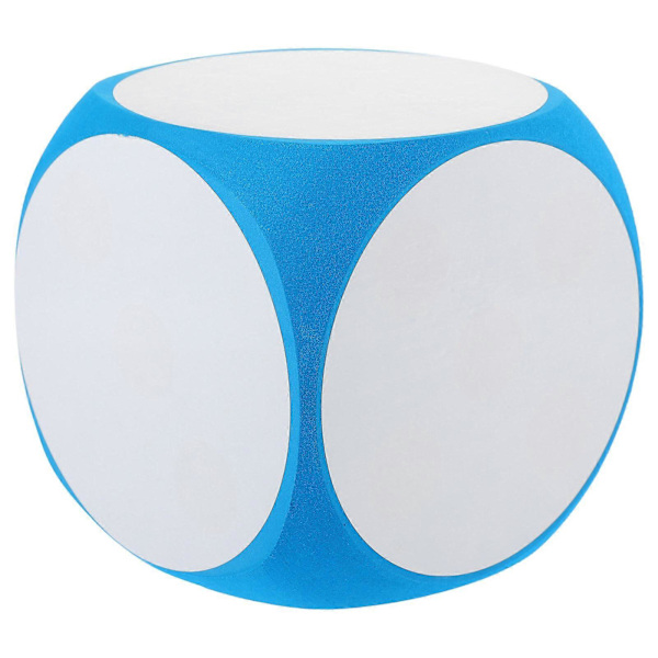 Slettelige Store Skumterninger Bærbare Tomme Skumterninger til Spil Legetøj DIY Undervisningshjælp Skumterning Rekvisit Sky-blue 15.00X15.00X15.00CM