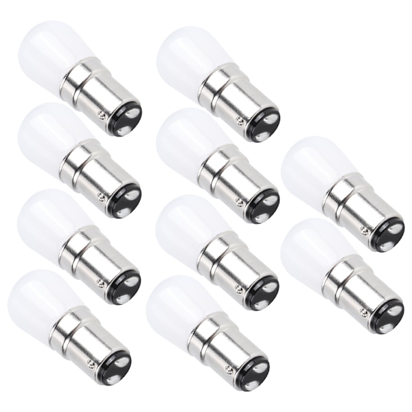 10 stk. 1,5 W LED-stearinlys pærelampe udskiftningsdele tilbehør AC 230V B15