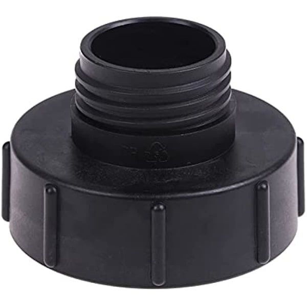 IBC Tank Adapter Slangehane Connector DN80 3 Tommer S100x8 100 mm Grov Gevind til 2 Tommer S60x6 60 mm Vandtankhane IBC Tank Fittings Gevind C