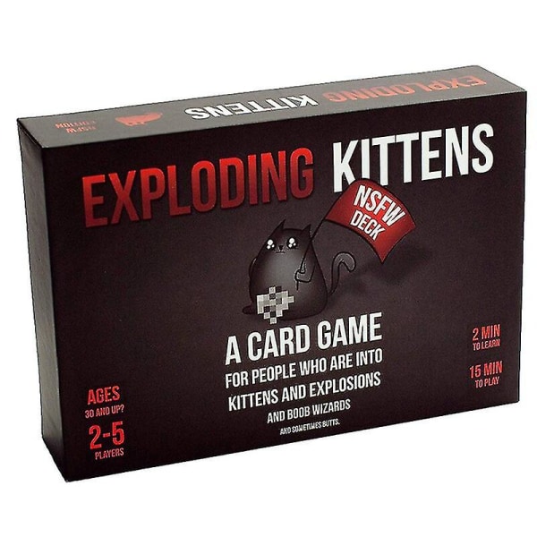 Sinulla On Ravut - Exploding Kittens Perheen Pöytäpeli Hauska Aikuisten Lautapeli Moninpeli Korttipeli Loma Lahja [DmS] Exploding Kittens2