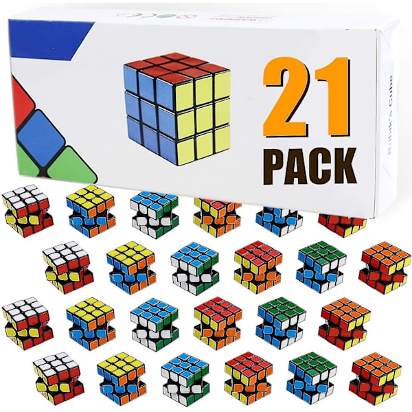 Saytay 21 Mini Kuutiota, Palapelulelut, Stressilelut, Juhlaherkkuja, Syntymäpäivälahjoja, Juhlatarvikkeita Pojille Ja Tytöille St-001