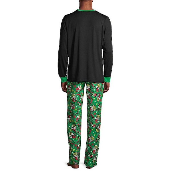 Familjematchande God Jul Grinchen Pyjamas Set Kvinnor Män Barn Baby Julpyjamas Nattkläder Sovkläder Men S