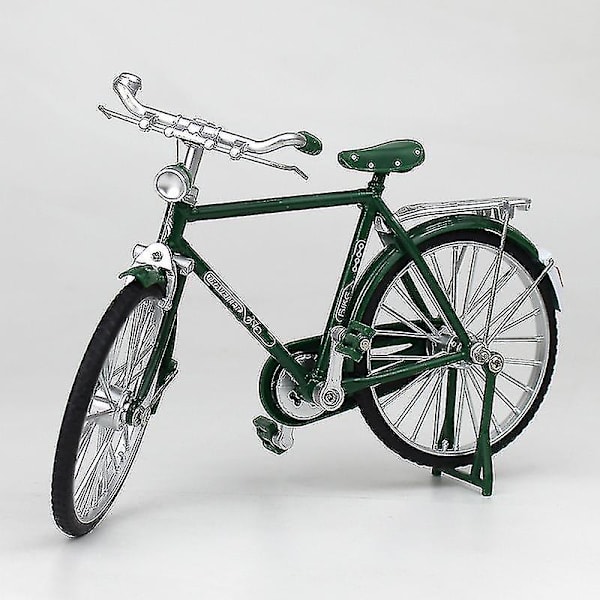 1:10 Legering Klassisk Retro Cykelmodell Ornament [DmS] Green Man Style