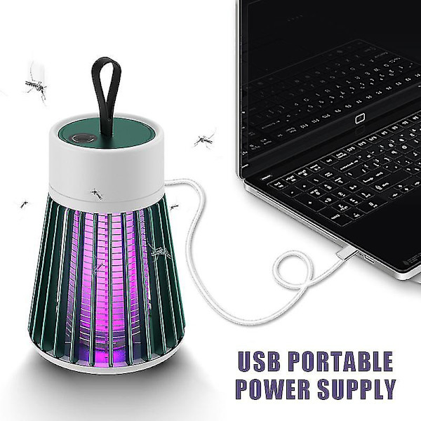 Myggdreper Fluesnapper Sikker Husholdningsmygglampe Egnet For Mygg Og Flygende InsekterBY Gray Basic