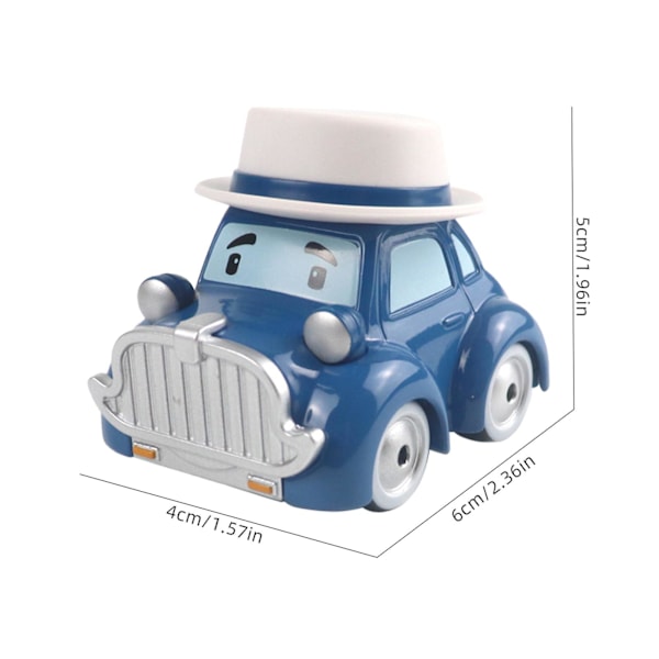 Lasten autolelut Robot Poli Roy Haley Anime Metalli Toimintahahmo Piirretty Leluauton Lapsille Paras Lahja [DM] Style 11