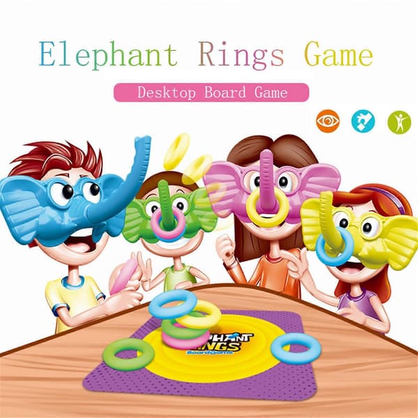 Ringe Brætspil Intelligens Kast Cirkel Sjov Legetøj til Børn 241152 A