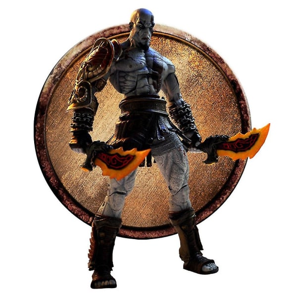 NECA God of War 3 Ultimate Kratos Actionfigur Samlarmodell Leksaker Kreativa Gåvor