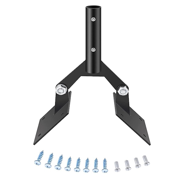 Vindfløj beslag have vejrhaner montering med hardware justerbar have vindfløj tag montering fo Black