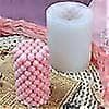 Silikonform til stearinlys, 3D Cylindriske Lysforme, Geometrisk Moderne Form, Lysfremstilling Giedeforme, DIY