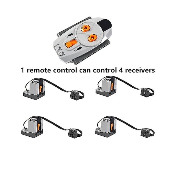 For Logo Tekniske Dele Motor Multi Power Funktioner Værktøj Servo Tog Model Sæt Byggeklodser Høj Kvalitet  [DmS] Speed Controlled