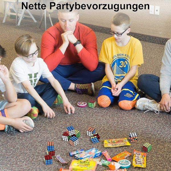Mini Rubiks Kub 12st 3 * 3 * 3cm Barnkalas Presenter Jul Resespel Barnkalas Flickor och Pojkar