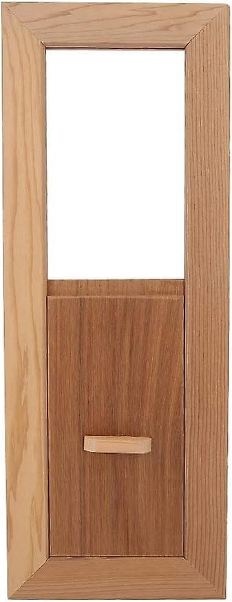 Bastuventilationsbräda i cederträ, justerbar ventilationsbräda för basturum, universell tjock cederträventilationsbräda