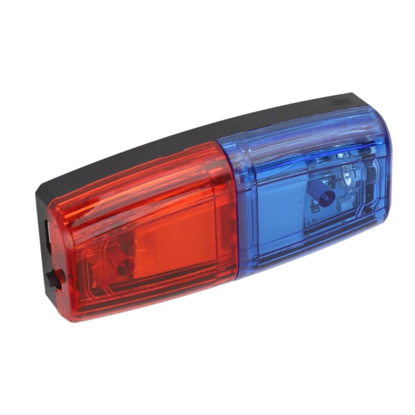 LED Safety Warning Shoulder Light Gravity Induction Mini Emergency Strobe Light with Clip for Traffic Guidance Cycling Night Run Cosplay Red and Blue