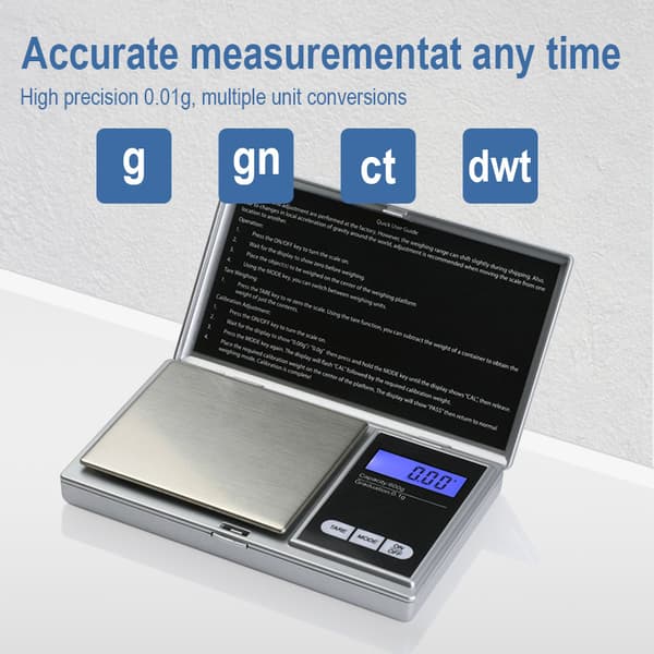 Digital lommevægt 200 g/0,01 g