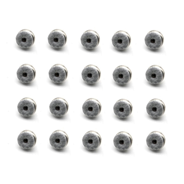 20 stk. Møbelfiltputer, Heavy Duty Skru-på Glidebrytere, Gulvbeskytter, Reduserer Støy 28mm