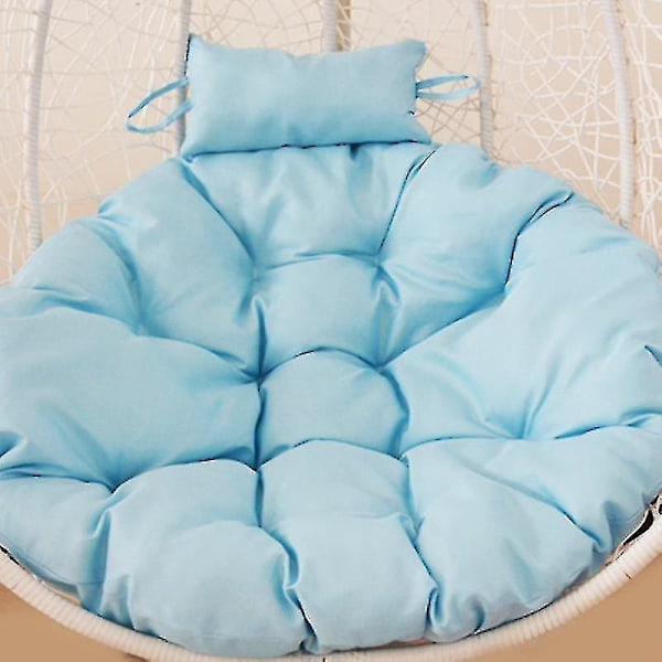 Ripustuskeinutuolin tyyny, verhoiltu keinutuolin tyyny, kodin keinutuolin istuintyyny Lake Blue 105cm
