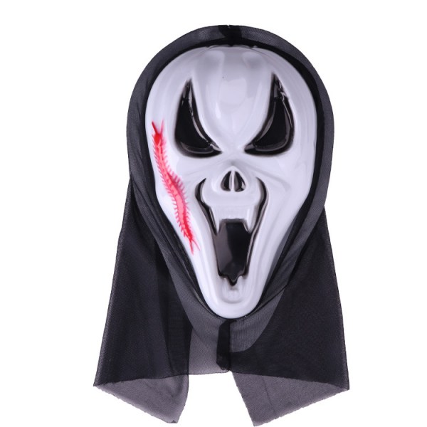 Halloweenmask, dödsgud för vuxna barn, skräckspökmask (tusenfoting)