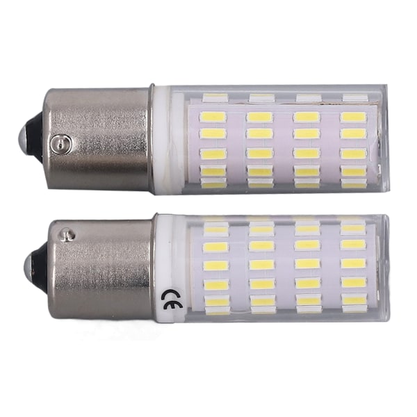 2PC BA15S-valo 4W 360 asteen valaistus 12V erittäin kirkas LED-lamppu pihalle matkailuautoon valkoinen valo