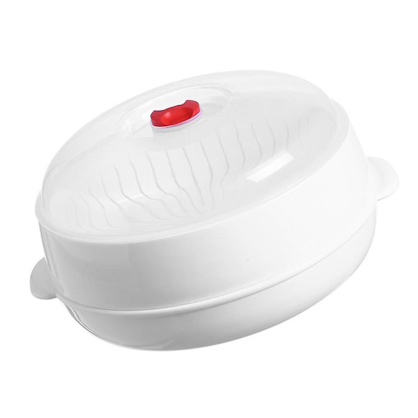 Ångkokare Mikrovågsugn Tallrik Grönsakskorg Kokare Veggie Mat Frukost Gryta Skål Temperatur Hög Matlagning Ångkokning Köksredskap Sum 21X21X11CM