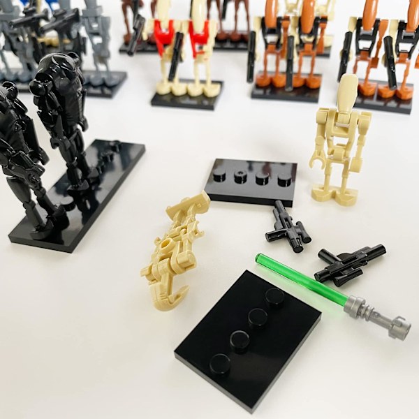 28 stk Star Wars Minifigurer Slagsdroider Byggeklosser Sett General Grevious Droideka Slagsarmé Droider Actionfigurer