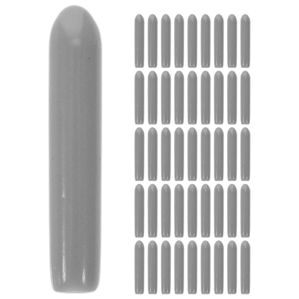 50 kpl Astianpesukoneen Telineen Piikkien Pääsuojat Astianpesukoneen Telineen Pääsuojat Vinkkisuojat Korjaukseen Grey 2.50X0.20X0.20CM
