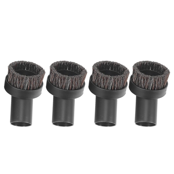 4 Pcs Horsehair Bristle Vacuum Cleaner Round Dusting Brush Replacement, /track Cleaning Tools,inner