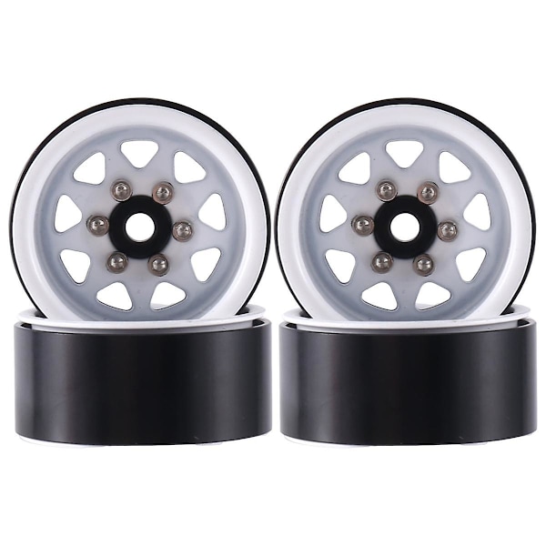1 In Beadlock Felg Negativ Offset 3.78mm Nav For 1/18 1/24 Rc Crawler Bil Axial Scx24 Ax24 Trx4m Fcx24,6