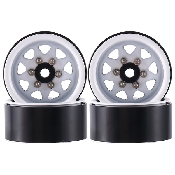 1 In Beadlock Wheel Rim Negative Offset 3.78mm Hub For 1/18 1/24 Rc Crawler Car Axial Scx24 Ax24 Trx4m Fcx24,6