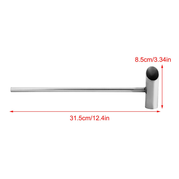 Bomullsdottsskje for sukker, Marshmallow-skje, 29 cm Sikker Rustfritt Stål Sukkerskje Marshmallow Maskin Reservedeler