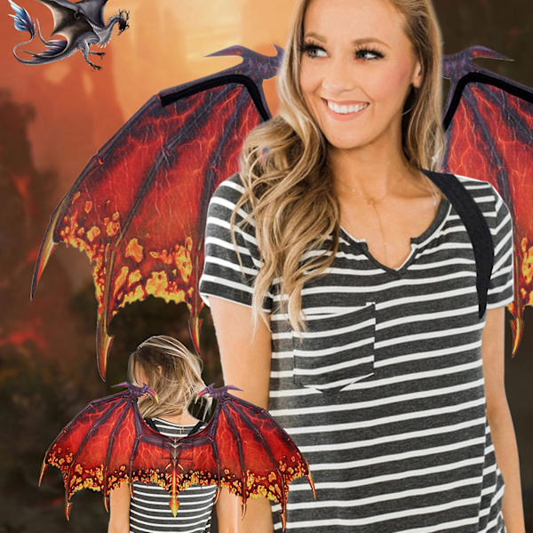 Halloween Costumes Lohikäärmeen Siivet Asuste A