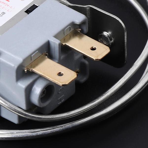 Wpf22-l 2-polig kylskåpstermostat hushållsmetall temperaturregulator ny