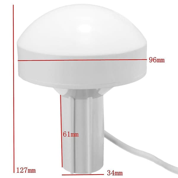 GPS Aktiv Marine Navigationsantenne 10m BNC Hanstik [DB]