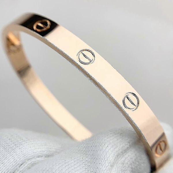 Luksuriøs Designer 316l Rustfrit Stål 18k Forgyldt Brand Love Screwd(18cm)