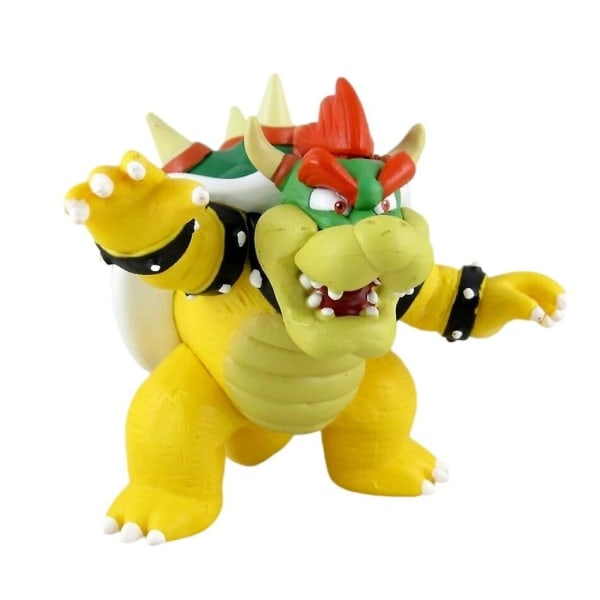 10~14cm Super Mario Bros Pvc Actionfigur Legetøj Dukker Model Sæt Luigi Yoshi Donkey Kong Svampe Til Børn Fødselsdagsgaver 3pcs