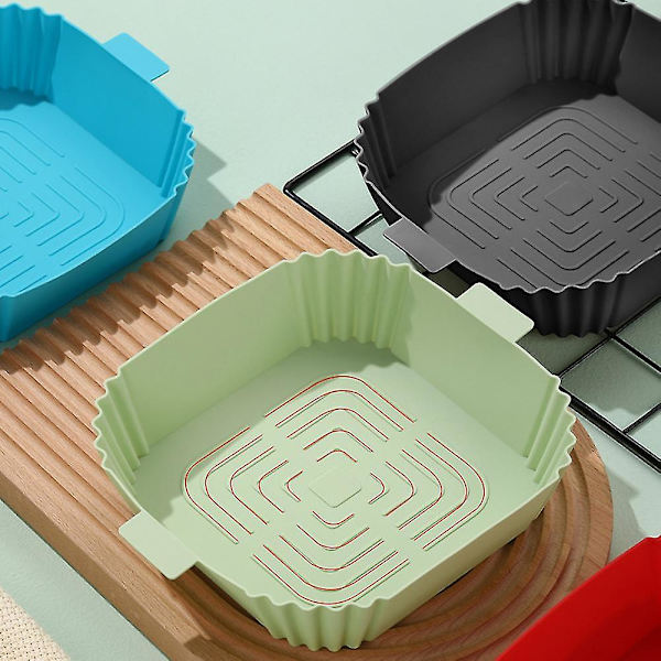 Silikon Bageplade Airfryer Silikon Bageplade Køkkenudstyr Silikon Bageplade Høj Kvalitet Green