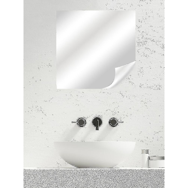 DIY spejl, rammeløs fuld kropsspejl til soveværelse, ikke-glas kunst selvklæbende DIY 50cm*200cm*0.2mm