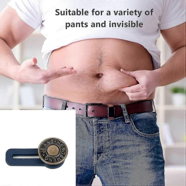 5-pack Blå midjeförlängare för jeans, kjolar & byxor [DB]