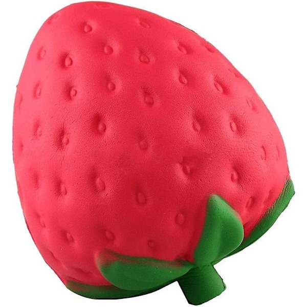 Langsomt Stigende Squishy Skive Kawaii Squishy Jordbær Legetøj Langsomt Stigende Håndleds Legetøj 8cm (yu-b)  [DmS] 8CM